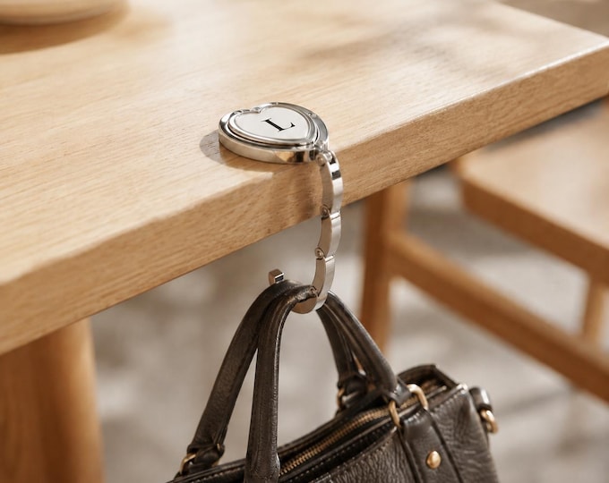 Personalized Heart Purse Hook