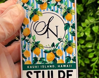 Personalisiertes, wiederbefüllbares Monogramm Handspray, Geschenk für Muttertag, Geburtstag, Weihnachten