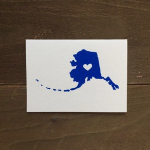 I love Alaska greeting card image 3