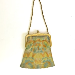 Antique Whiting & Davis 1920s mesh handbag