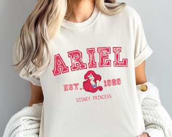 Retro Disney Princess Ariel Shirt, Retro Disney Little Mermaid Comfort Colors Shirt, Women's Little Mermaid Ariel Shirt, Disney Shirt,TSF132