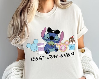 Stitch Best Day Ever Shirt, Disney Tee, Disney Stitch Shirt, Stitch Disneyworld Shirt, Disney Vacation Shirts, Magic Kingdom Shirt