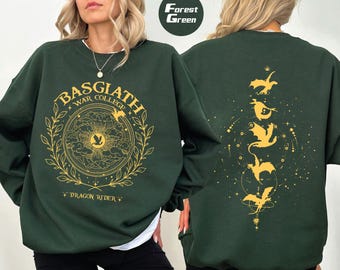 Basgiath War College Sweatshirt, Dragon Rider Hoodie, Fourth Wing Pullover, Violet Bookish Sweater,