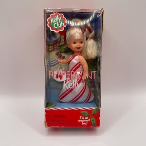 Peppermint Kelly Club Doll 2003 – Barbie Ornament – Mattel Holiday