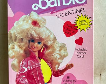 Vintage 1992 Barbie Valentines - Sealed box of 38 Cards - Valentine’s Day