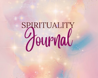 Spirituality Journal Printable | Guided Self-Discovery & Healing Workbook | Chakra Balance, Mindfulness, Gratitudeand Manifestation Journal