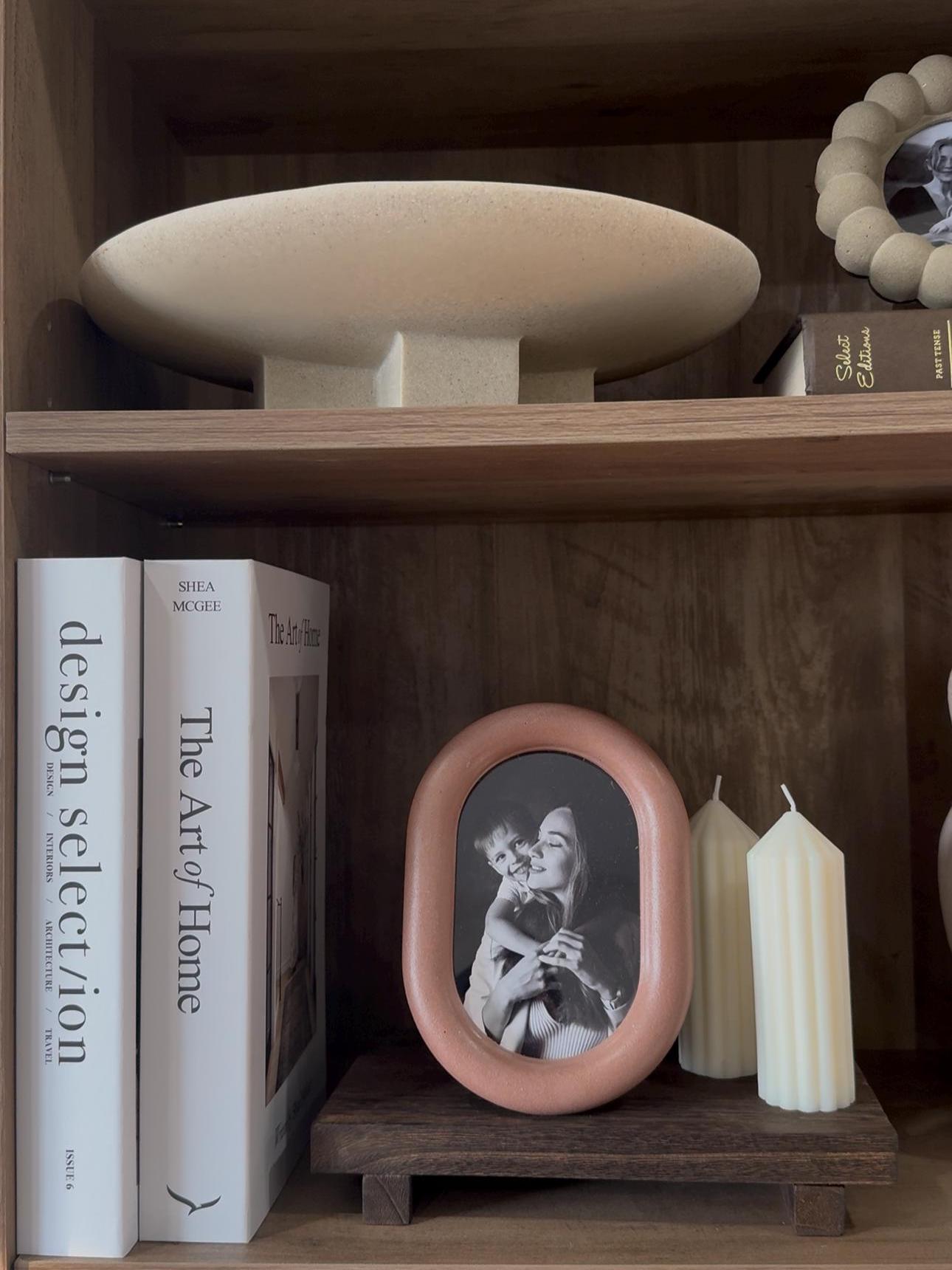 Ordinary Photo Frame Oval Photo Frame | Handmade Modern Minimalist Decor | Customized ...