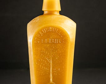 XL "Tree of Life" Beeswax Candle, 100% Beeswax Handmade