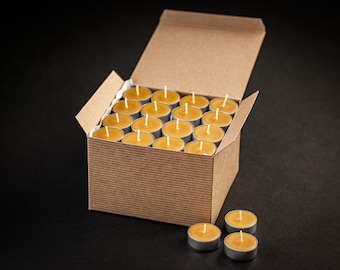 96 Beeswax Tea Light Boxset