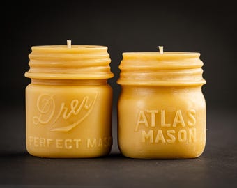 Drey & Atlas 1/2 Pint Mason Jar Candles