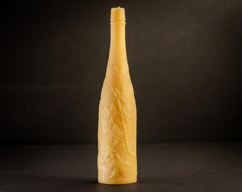 XL Tall Maple Syrup bottle-candle by Pollen Arts