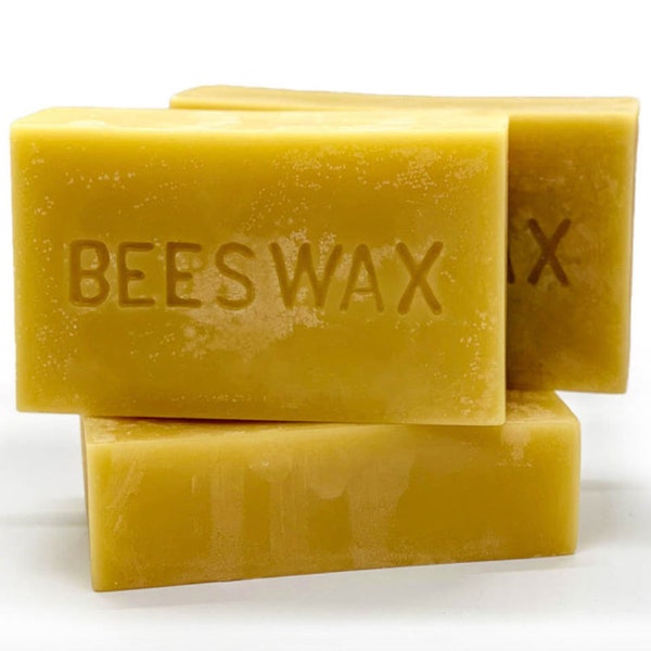 1 Lb. Pure Arizona Beeswax  . 100% Beeswax . Handmade USA . Beekeeper Owned and Operated . Filtered and Ready for Candles, etc