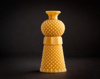 Handmade 100% Beeswax Candle - Bulb-Top Decanter XL