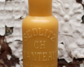 Md. CHANTEAUD PARIS -- Antique Bottle-shaped Beeswax Candle by Pollen Arts