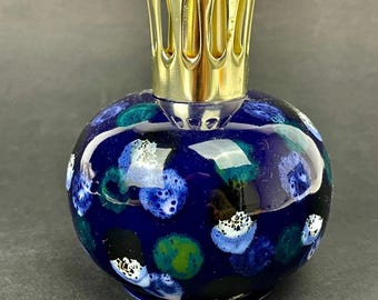 Two Lampes Berger Made In France Paris Blue And Yellow By