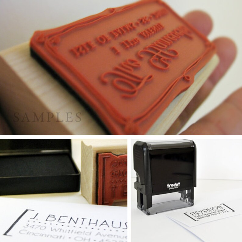 Personalized Monogram Stamp Custom Monogram Stamp Etsy