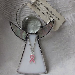 Breast Cancer Ribbon Angel
