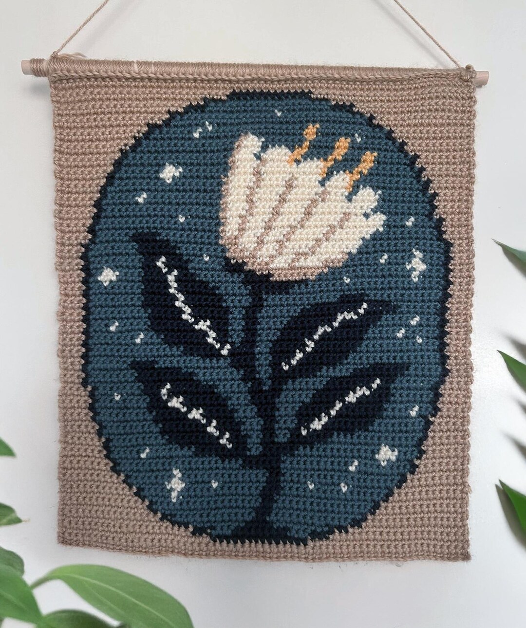Tapestry Patterns.pdf Tulip Flower Tapestry PDF PATTERN - Etsy