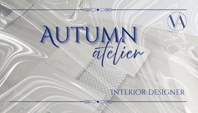 Editable Interior Designer Business Card Template: Luxury Modern Design ...