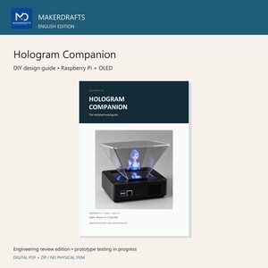 AI Hologram Companion with Voice | Raspberry Pi Build Guide & Software | English PDF