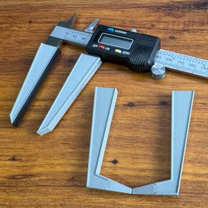 Slip-On Caliper Extension & Pointer Set for 6&quot; Digital Vernier Calipers | Measuring Tool Add-On for Machinists, Makers and DIY