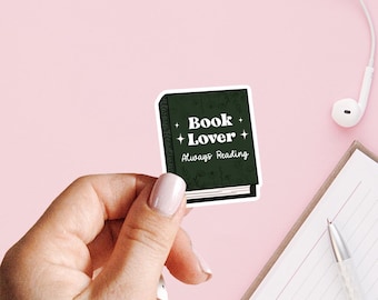 Book Lover Sticker | Kindle Sticker | Perfect For Laptops, Kindles, Journals, Cases, and More!