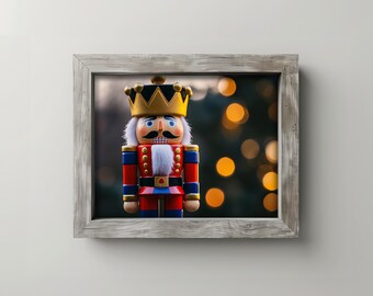 Classic Nutcracker Soldier Print – Holiday Wall Art (Digital Download)