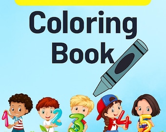 1～10までの数え方 子供向けぬり絵 | 数字の学習アクティビティ | 印刷可能な学習用PDF