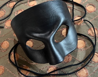 Made-to-Order Leather Mask Style One: Custom DIY Costume Masquerade Preformers Masks