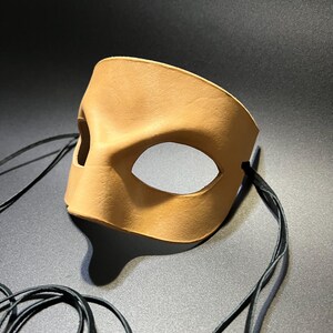 Made-to-Order Blank Leather Mask: Custom Colors and Styles for Costumes Cosplays Superheros and Villains image 13