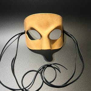 Made-to-Order Blank Leather Mask: Custom Colors and Styles for Costumes Cosplays Superheros and Villains image 11