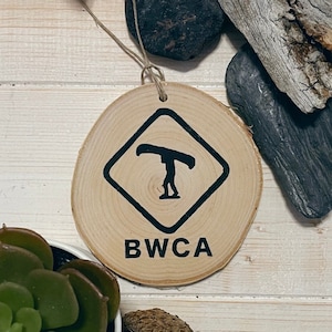 BWCA Boundary Waters Canoe Area hand painted personalized ornament