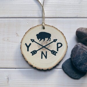 Yellowstone National Park | Memory Gift | Buffalo Bison Ornament