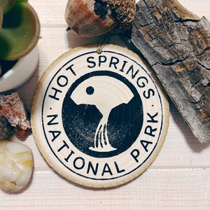 Hot Springs National Park Hand Painted Ornament personalized handmade