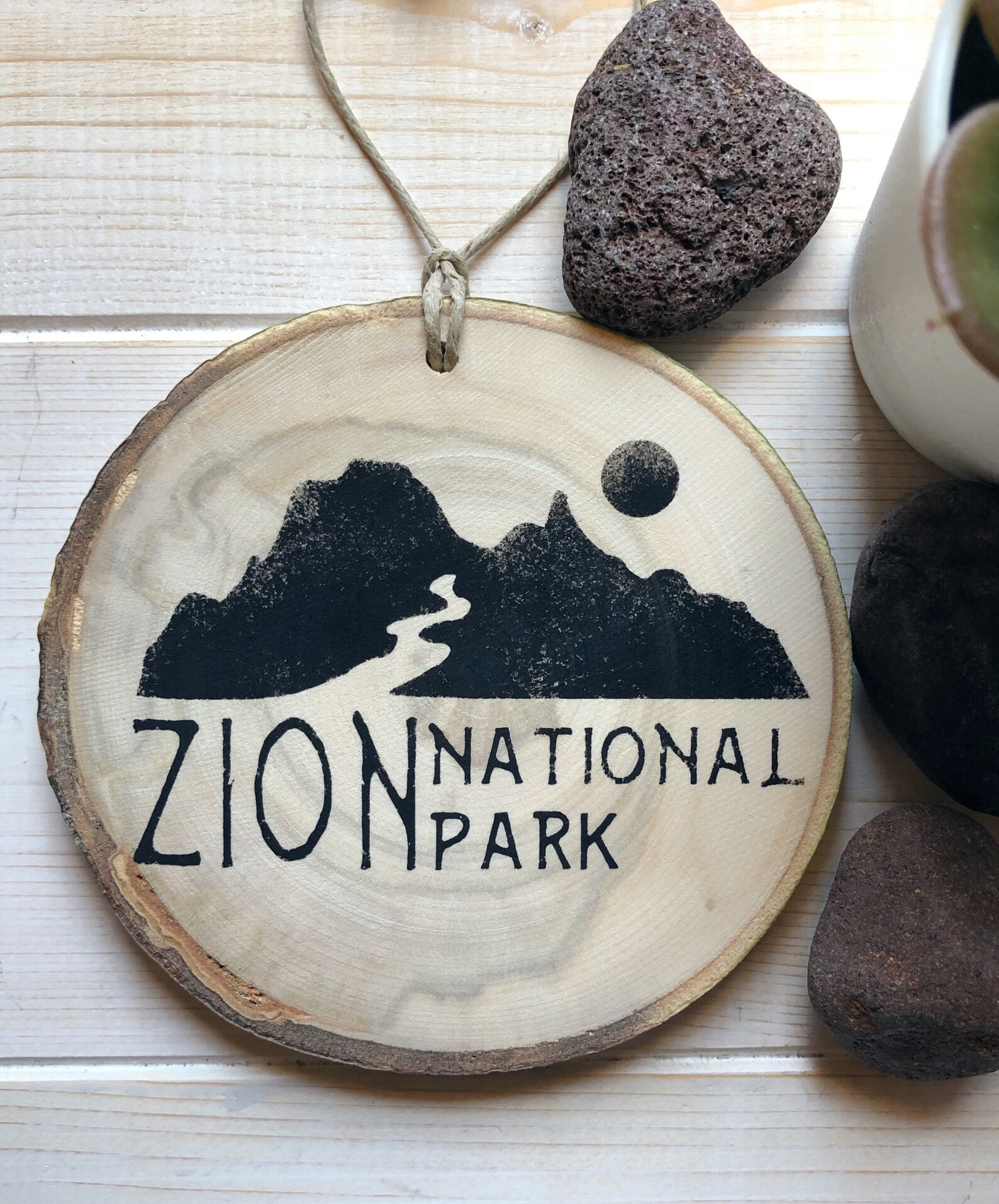 Zion National Park Ornament Utah Gift Hand Painted Etsy