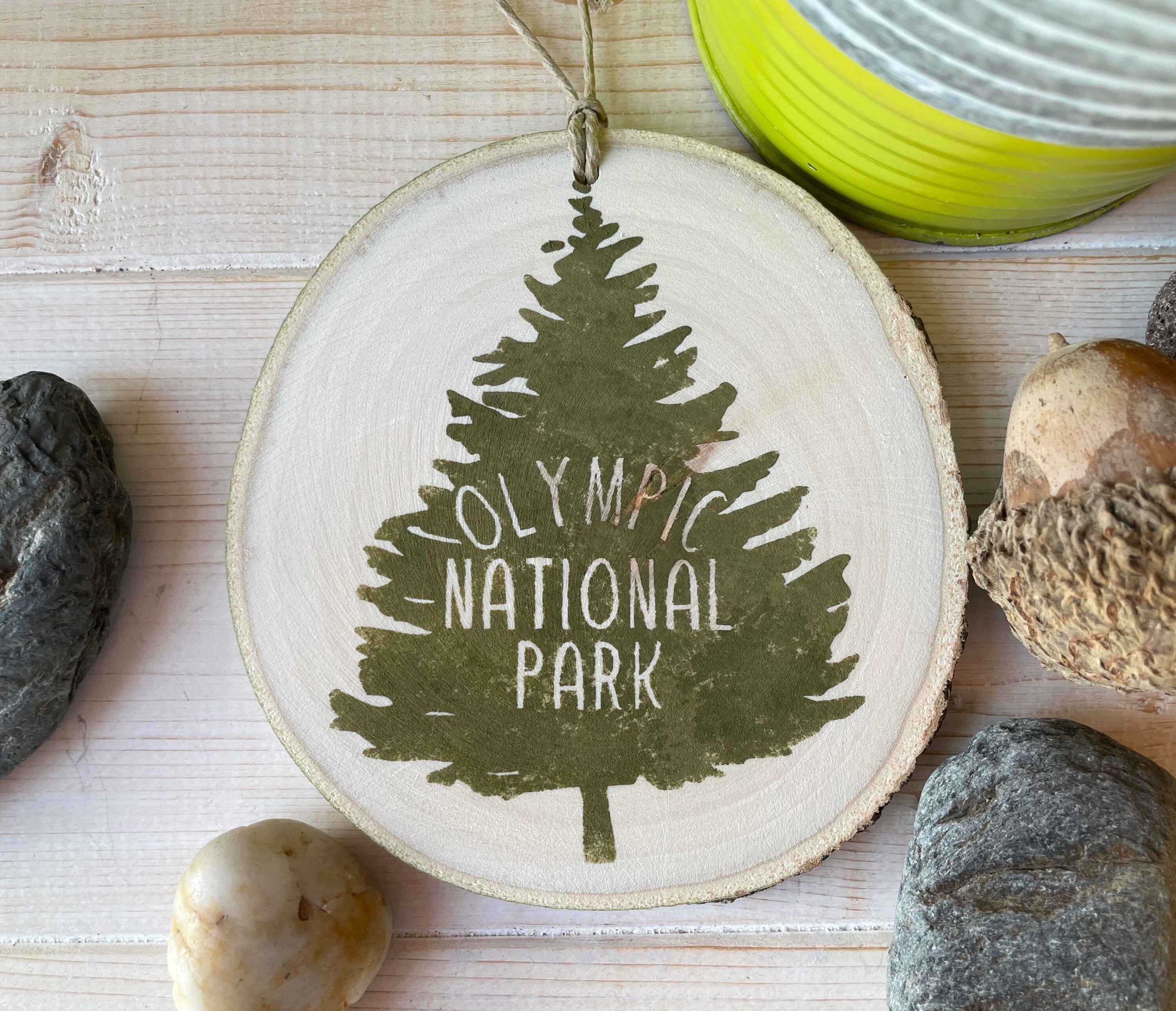 Olympic National Park Ornament Hand painted wedding favor Etsy