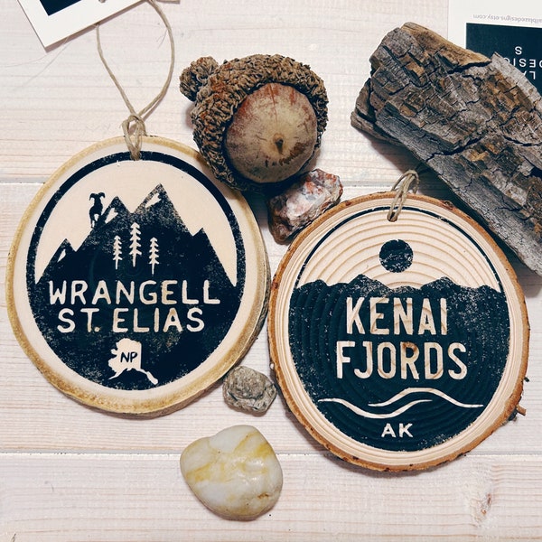 Kenai Fjords Wrangell St. Elias Ornament National Park Alaska