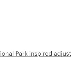 May include: Image of a customer review with five stars and the text "Awesome & fast!". Below, it says "Purchased item:" followed by a photo of a bracelet and the text "Yellowstone National Park inspired adjustable carabiner bra..."