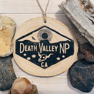 Death Valley National Park personalized hand painted ornament