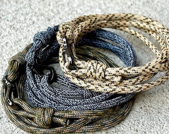 Paracord Bracelet climbing Jewelry Men Women  adjustable minimalistic carabiner climbing rope, camo camouflage