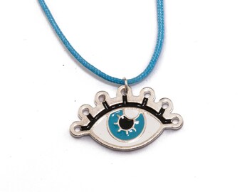 Collana Greco Evil Eye//Collana Evil Eye// Evil Eye Souvenir//Gioielli Evil Eye// Gioielli Greek Eye// Design greco//Collana Amuleto/Occhi