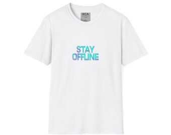 Colorful English Writing T-Shirt: Unisex Softstyle Cotton Tee