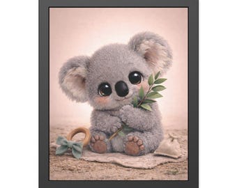 Baby Koala, Framed Paper Posters