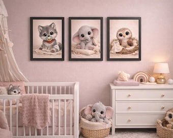 Baby Wolf, Framed Paper Posters