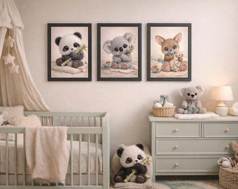 Baby Panda, Framed Paper Posters