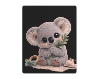 Baby Koala, Metal Art Sign