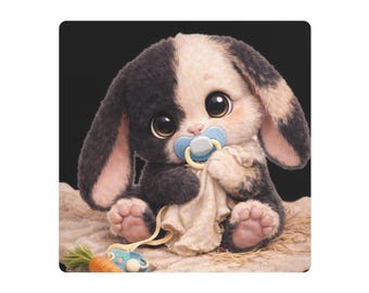 Baby Bunny, Metal Art Sign