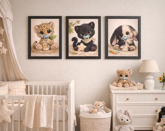 Baby Panther, Framed Paper Posters