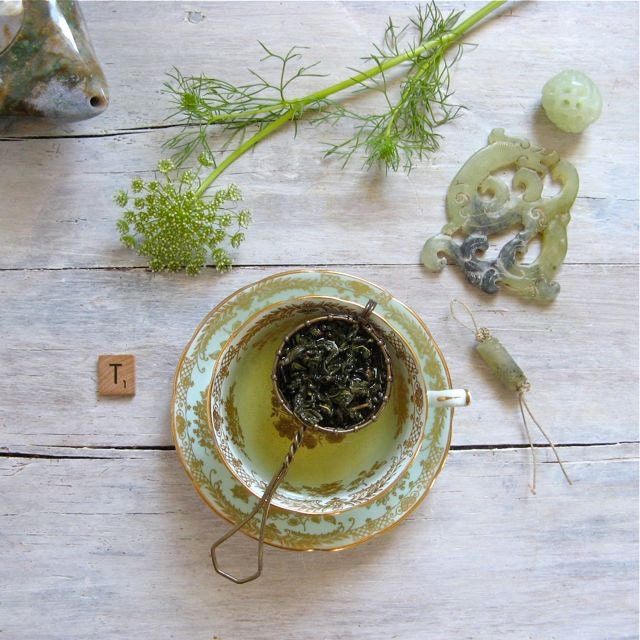 Jade Song Oolong Tea 4 oz. Kraft Bag Luxury Loose Leaf Tea