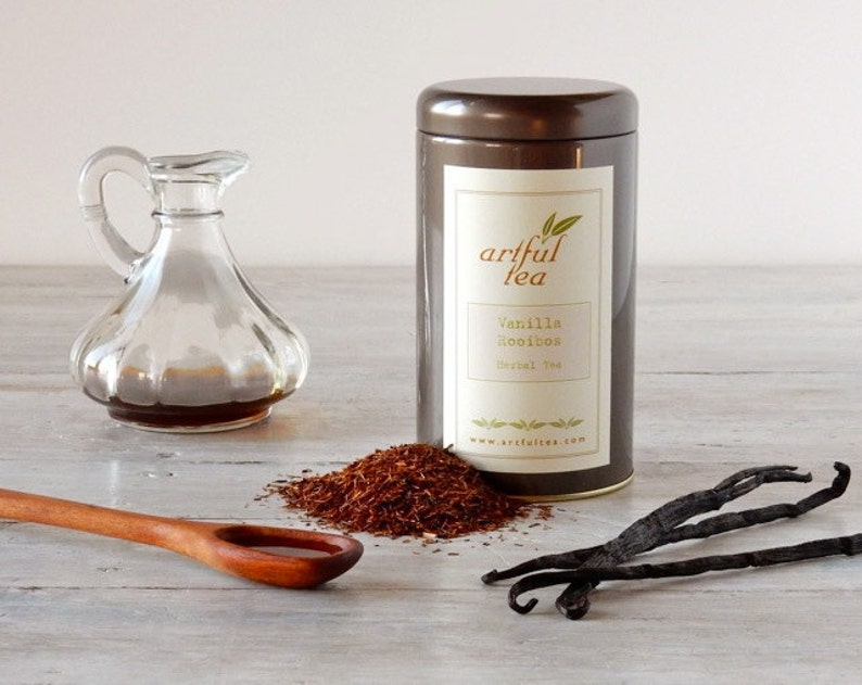 Vanilla Rooibos Herbal Tea 4 oz. Loose Leaf Rooibos with Etsy